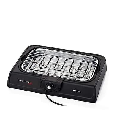 Ariete 723 Party Grill - barbecue elettrico. Potenza 2000W. Cottura lenta e rapida. Per carne, verdura e pesce. Dotata di vassoi raccogli grasso.