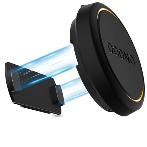 SUPMEGA Supporto magnetico per auto OOONO CO-Driver NO2, robusto supporto per auto in metallo con magneti integrati, compatibile con rilevatore flash OOONO NO2