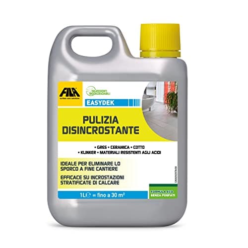 FILA Surface Care Solutions Easydek Pulizia Disincrostante Detergente, 1 Litro