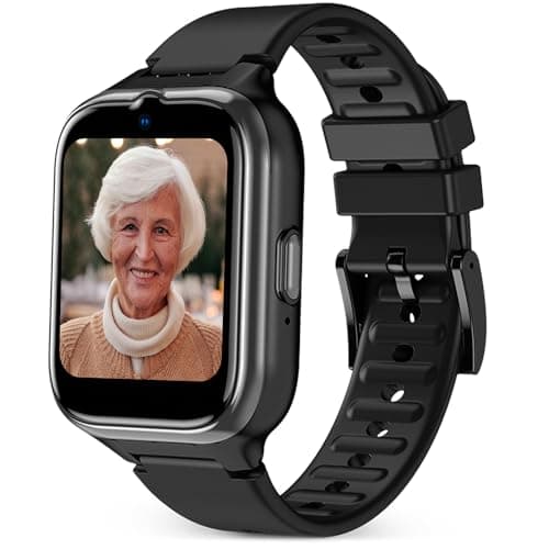 SPC Smartee 4G Senior – Orologio intelligente per anziani con lettere grandi, pulsante SOS, GPS e perimetro di sicurezza, chiamate/videochiamate, ritmo cardiaco e gestione nell'app SPC Smart Clan