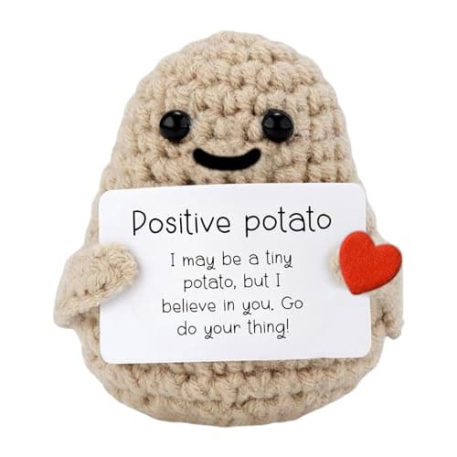 PIXIE Positive Potato Idea Regalo Donna Compleanno | Portafortuna Crea e Rafforza Legami - Regali Personalizzati e Originali - Pensiero per San Valentino, Sorella, Amica - Gadget Carino e Simpatico