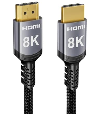 Sniokco 8K Cavo HDMI 2.1 48Gbps 10 Metri, Certificato Alta Velocità Cavi HDMI® 0.01ms 4K 240Hz 165Hz 120Hz 8K 60Hz eARC Netflix HDCP 2.3 2.2 DTS:X HDR10+ TV Monitor Proiettore Sky-Q PS5 X-box