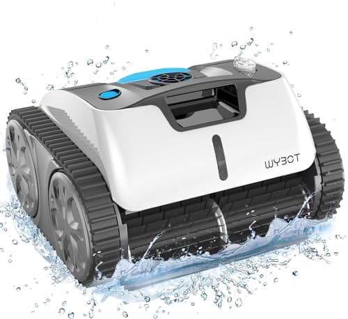 WYBOT Pulitore per Piscina Robot Senza Fili, Pulizia Efficiente con Triplo Motore, Autonomia 120 Minuti, Ricarica Rapida, per Piscine Fino a 120㎡