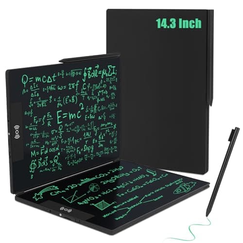 Lavagna da Scrittura LCD Adulti, Czemo14.3 pollici Pieghevole Tablette d’écriture per Ufficio con Linee Monocromatiche da 0,5 mm, Lavagna LCD per Appunti, Memo, Agenda, Schizzi, Calcoli