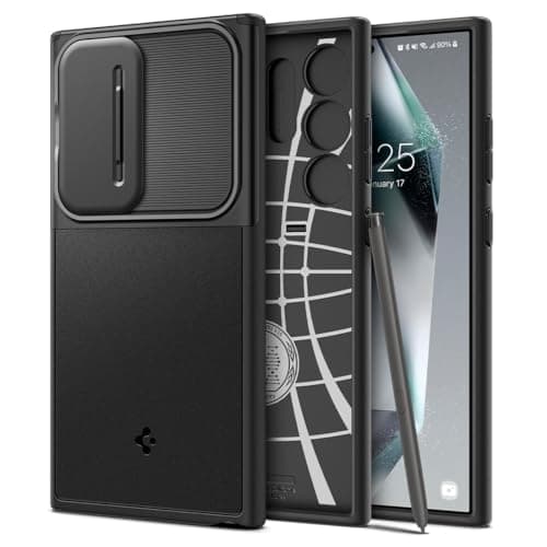 Spigen Cover Optik Armor Compatibile con Samsung Galaxy S24 Ultra - Nero