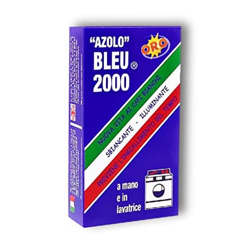 Bleu 2000 Azolo Sbiancante per Bucato a Mano o in Lavatrice - Sbianca e Illumina i Capi Bianchi (250 gr)