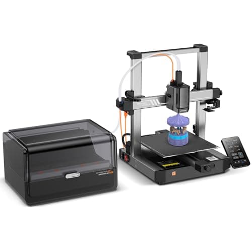 ANYCUBIC Kobra 3 Combo Stampante 3D Intelligente per la Stampa Multicolore (da 4 a 8 Colori), Stampante 3D FDM ad Alta Velocità di 600 mm/s,Sincronizzazione RFID, Grande Volume di Stampa 250*250*260mm