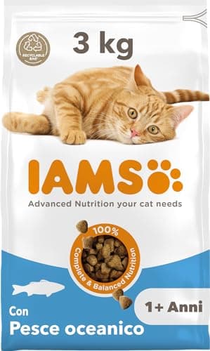 IAMS Cibo secco con pesce oceanico per gatti da 1+ , 3 kg