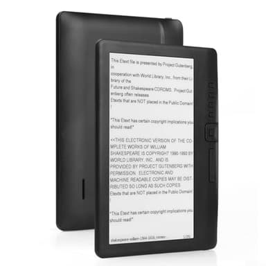 Lettore e-book, e-reader portatile, schermo tattile E-Ink Carta da 7 pollici, luci intelligenti regolabili, supporta 25 formati popolari (16G)