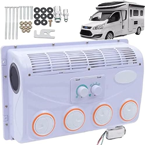 Condizionatore d'aria per camper, condizionatore d'aria universale per camion elettrico da 12 Volt, Condizionatore dc sul tetto per camper, unità CA per camper ad alta efficienza, per veicoli per