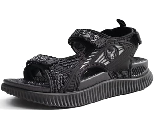 KuaiLu Sandali Trekking Donna Comode Passeggio Camminata Ortopediche Fascite Plantare Arch Support Sportivi Sandalo Regolabile Estive Aperte Escursionismo Antiscivolo Sandali Arrampicate