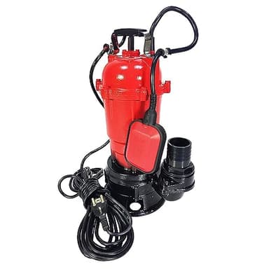 Elettropompa sommersa 2" 750W pompa elettrica per acque scure sporche con galleggiante