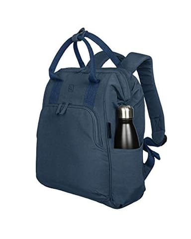 Tucano - Ampio Backpack PC e Laptop 14", Compatibile con MacBook PRO 13", 14" e 15", Zaino Capiente da Ufficio e università, in Poliestere Riciclato