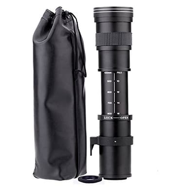 JINTU Teleobiettivo 420-800mm F8.3 Manuale Zoom Lente per Canon EOS 4000D 2000D 80D 90D 5D III 6D 7D II 60D 70D 250D 750D 760D 1200D 1300D 2000D T7i T6 T6i T6s T7 T8i T3i, T4i, T5, T5i, SL2, SL1 SLR