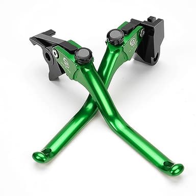 MOWOK Leve Freno e Frizione Moto per Kawasaki Z650 Z900 Z 900 650 2017-2025, ninja 650R / ER-6F 2017-2020, Versys 650cc 1000 Vulcan/S 650cc 2015-2020 Accessori Corte Regolabili Leve Freno in Alluminio