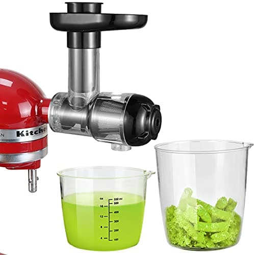 Gdrtwwh Estrattore di succo compatibile per KitchenAid, Estrattore di Frutta e Verdura,accessorio per spremiagrumi Slow Juicer