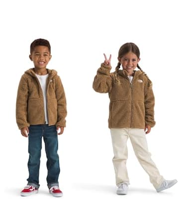 The North Face Campshire F/Z Giacca per bambini Utility Brown 4 anni