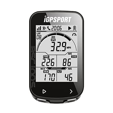 BSC100S Ciclocomputer GPS,ANT+ Computer da bicicletta Senza fili Impermeabile IPX7 Tachimetro e Contachilometri con Schermo Retroilluminato Automatico da 2,6 Inch, 40 ore di durata della batteria