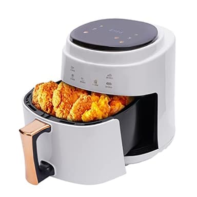 Fliuyr Friggitrice ad aria calda da 1400 W, 8 l, con touch screen digitale a LED, mantiene al caldo, modalità timer, Airfryer adatto per 1-4 persone