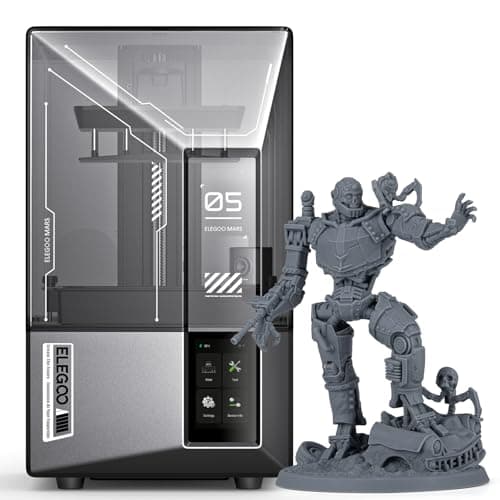 ELEGOO Mars 5 Ultra Stampante 3D in Resina MSLA 9K, Livellamento Automatico, Stampa 3D Veloce a 150 mm/h, Telecamera AI, Stampa Cluster WiFi, Grandi Dimensioni di Stampa 153,36 * 77,76 * 165 mm³