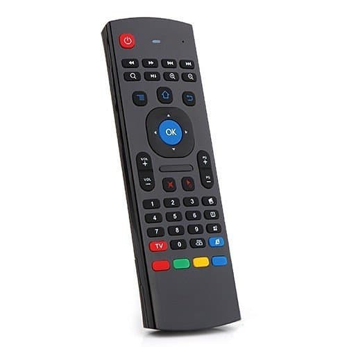 Acemax MX3 2.4 G Wireless Air mouse con tastiera QWERTY con funzione di apprendimento IR Best partner per Android TV Box Matricom g-box Q XBMC Kodi media player HTPC mini PC