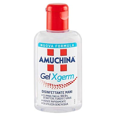 Set 6 AMUCHINA gel Igienizzante Mani X-germ 80 ml Disinfettanti e Igienizzanti