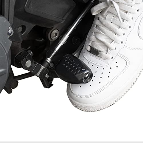 Autodomy Cambio Moto Protezione Ergonomico | Copri Cambio Moto Antiscivolo | Salvascarpe Copri Leva Cambio Moto Universale da Alta Resistenza | Protezione Scarpa Flessibile 5,5x4 cm