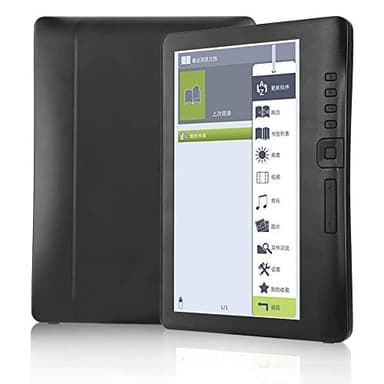 Lettore elettronico, lettura di libri digitali di e-book Lettura di e-book portatile con scheda TF supportata per ridurre l'affaticamento della lettura durante la lettura dei bambini (4G RAM, nero)