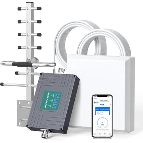 Amplificatore Segnale Cellulare Ripetitore GSM Amplificatore 4G 3G LTE Per la Casa Ufficio-Banda 20/8/1 Ripetitore Segnale Cellulare Tutti Gli Operatori Copertura Fino a 450㎡