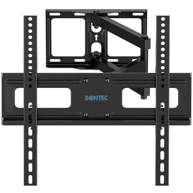 BONTEC Supporto TV Parete per Televisione LED/LCD da 26-65 Pollici, Staffa TV con Girevole, Inclinazione, Rotazione ed Estensione da 80 a 500mm, Braccio TV con Portata massima 45KG, VESA max 400x400