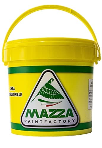 COLORIFICIO MAZZA Pittura Pareti Bianca 5 Litri & 14 Litri (14 Litri, Traspirante Antimuffa)