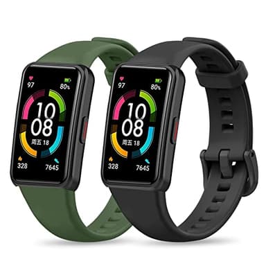 Cinturino Huawei Band 6, Cinturino di Ricambio Sportivo in Morbido Silicone Bracelet per Honor Band 6/Huawei Band 6/Huawei Band 6 PRO/Huawei Band 6 NFC