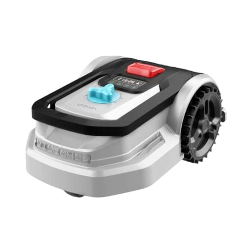 Cecotec Robot Rasaerba Conga Grasshopper 500. Tagliaerba con App, Motore Digitale Brushless, Superfici 500M2, Pendenza Massima del 27%, Regolatore delle Lame di Taglio, Sensore Rilevatore di Pioggia