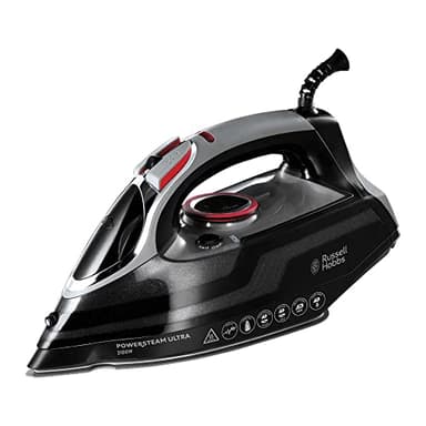 Russell Hobbs Ferro da stiro a vapore (3100W, colpo di vapore extra 210 g/min, vapore continuo 70 g/min) serbatoio 350 ml, piastra in ceramica, autopulente, spray, anti-calcare, anti-goccia 20630-56