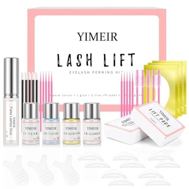 Kit Laminazione Ciglia,YIMEIR Laminazione Ciglia Kit Completo,2025 Lash Lift Set,Adatto per Salone e Uso Domestico