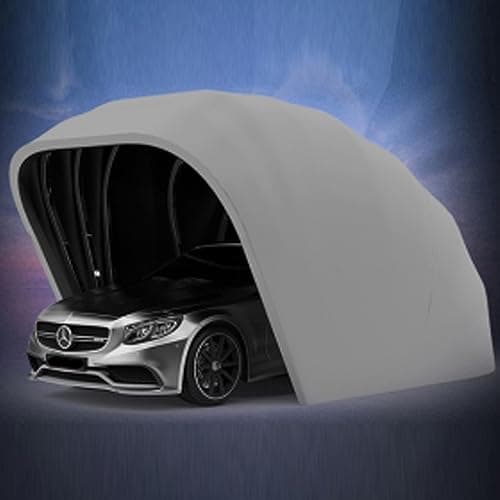 Tenda per Auto Mobile da Esterno, Posto Auto Coperto per Garage Semplice Telescopico Pieghevole in Materiale in Acciaio Inossidabile, Copertura per Auto per Tenda per attività