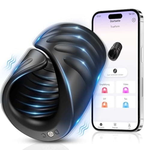 Masturbtore per Uomini Automatico Sex Toys Vibratoreper Uomo con 9 Vibrazione & Controllo dell'APP, Masturbatore Uomo Sexitoi Sex Toysper per Uomini Vibratore Pompa Allenatore del Pene Maschile