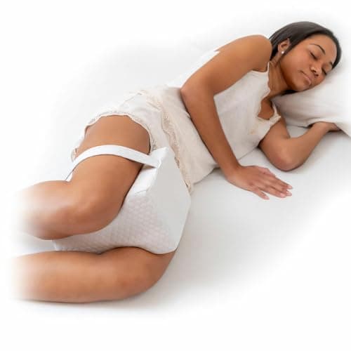 InnovaGoods® Cuscino ergonomico per gambe e ginocchia, cuscino in schiuma viscoelastica, cuscino con design a farfalla. Sollievo e migliore riposo nella postura corretta.