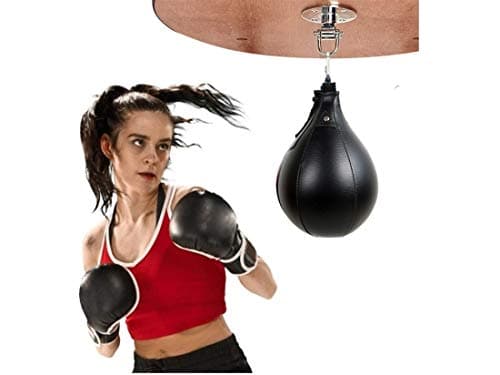 CMLLING Speed ​Bag - Palla da boxe per MMA Muay Thai Training Reflex (1 pezzo) (nero)