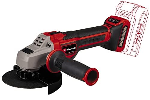 Einhell Professional Smerigliatrice angolare a batteria TP-AG 18/125 CE Q Li Power X-Change (18V, Ø 125 mm, profondità taglio 33 mm, brushless, elettronica cost., disco da taglio e batteria esclusi)