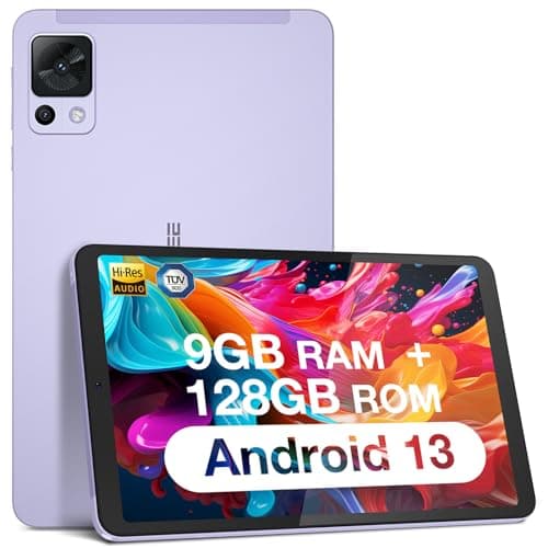 DOOGEE T20 Mini Tablet 8", 9GB RAM + 128GB ROM/1TB, 5060mAh Batteria, Dual 4G LTE+ 2.4/5GHz WiFi, 13MP+5MP Tablet Android 13, TÜV Certificato Tablet in Offerta, 2,3K Tablet Con SIM [2024]