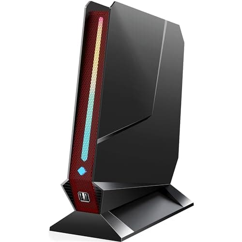 TOPGRO Mini Gaming PC Core i7-13700H, RTX4060 32GB RAM DDR5-5200MHz Gaming Computer, 1TB PCIe4.0 SSD, 8G GDDR6 zu 5.0 GHz, RGB Mini Desktop PC mit Win11 Pro/WiFi6E/BT5.3/2.5G LAN/USB-C/4K@60Hz