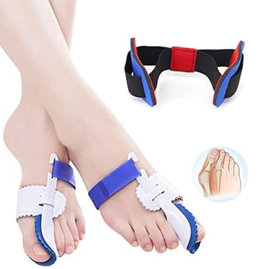 Tutore Alluce Valgo KINDAX Correttore Alluce Valgo Pack di 3 Divaricatori per Alleviare Dolore e Raddrizzare Dita Piedi