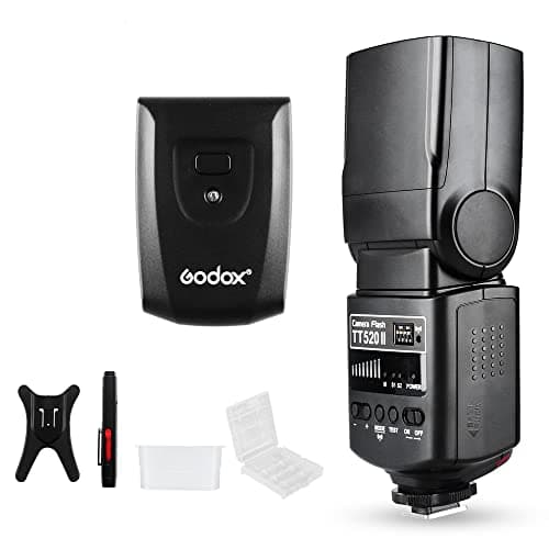 Godox TT520II Camera Flash Universale On-Camera, Flash Electronic Speedlite Wireless Transmission for Canon Nikon Panasonic Olympus Pentax DSLR Camera