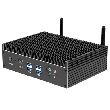 CYMINILMDPC Mini PC 13th Gen Fanless Core i7-1355U (fino a 5.0GHz) Firewall router Win 11 PCIE4.0 Dual 2.5G LAN Tunderbolt 4 Gaming Mini Computer WiFi6