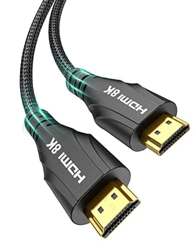 Cratree Cavo HDMI 2.1 10 Metri,10K Ultra Alta Velocità Cavo HDMI 4K 120Hz 8K 60Hz 48Gbps,eARC Dolby Atmos Compatibile con HDTV Monitor PC Proiettore Blu-ray