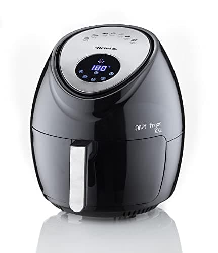 Ariete 4618 Airy Fryer XXL - Friggitrice ad Aria - Frigge 2,5 kg di Patatine Fritte - 5.5 Litri - Cottura Senza Olio e Grassi - 1800 Watt - Nero