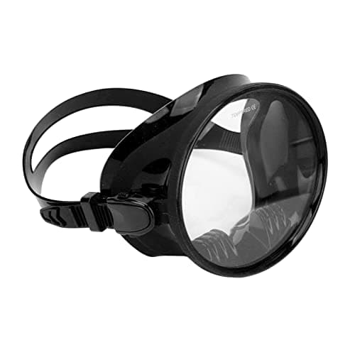 Jiawu Maschera da Snorkeling, Maschera da Sub Antiappannamento, Occhiali da Snorkeling Universali, Attrezzatura da Snorkeling Subacquea a Prova di Perdite per Uomini, Donne, Giovani (Nero)