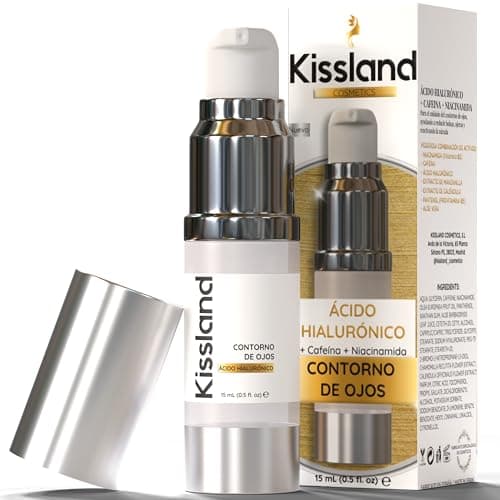 Contorno Occhi Acido Ialuronico, Caffeina e Niacinamide 15ml - Contorno Occhi Antirughe per Borse e Occhiaie - Siero Contorno Occhi Idratante - Crema Contorno Occhi Occhiaie Donna e Uomo