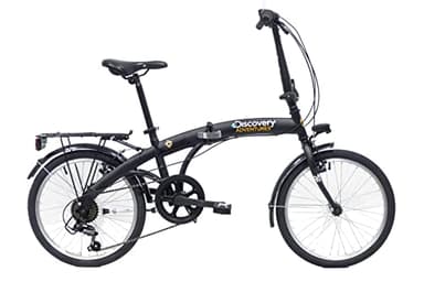 Discovery Denver Bicicletta Pieghevole, Nero Opaco, Unisex, 20